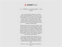 Tablet Screenshot of ahmetuslu.org